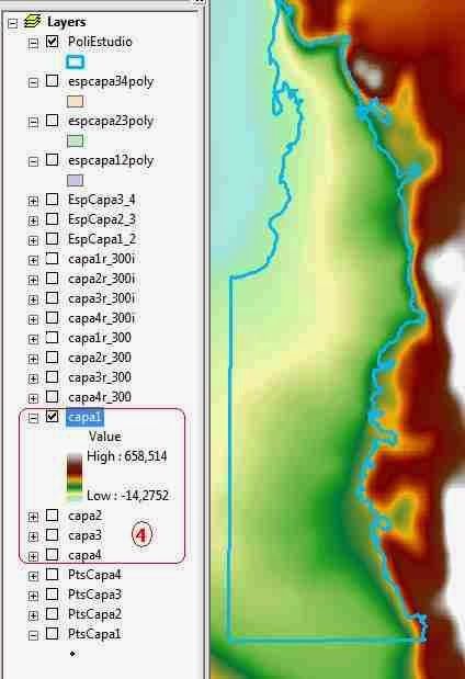 resultado de interpolar con topo to raster