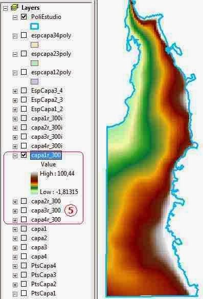 raster recortado en arcgis